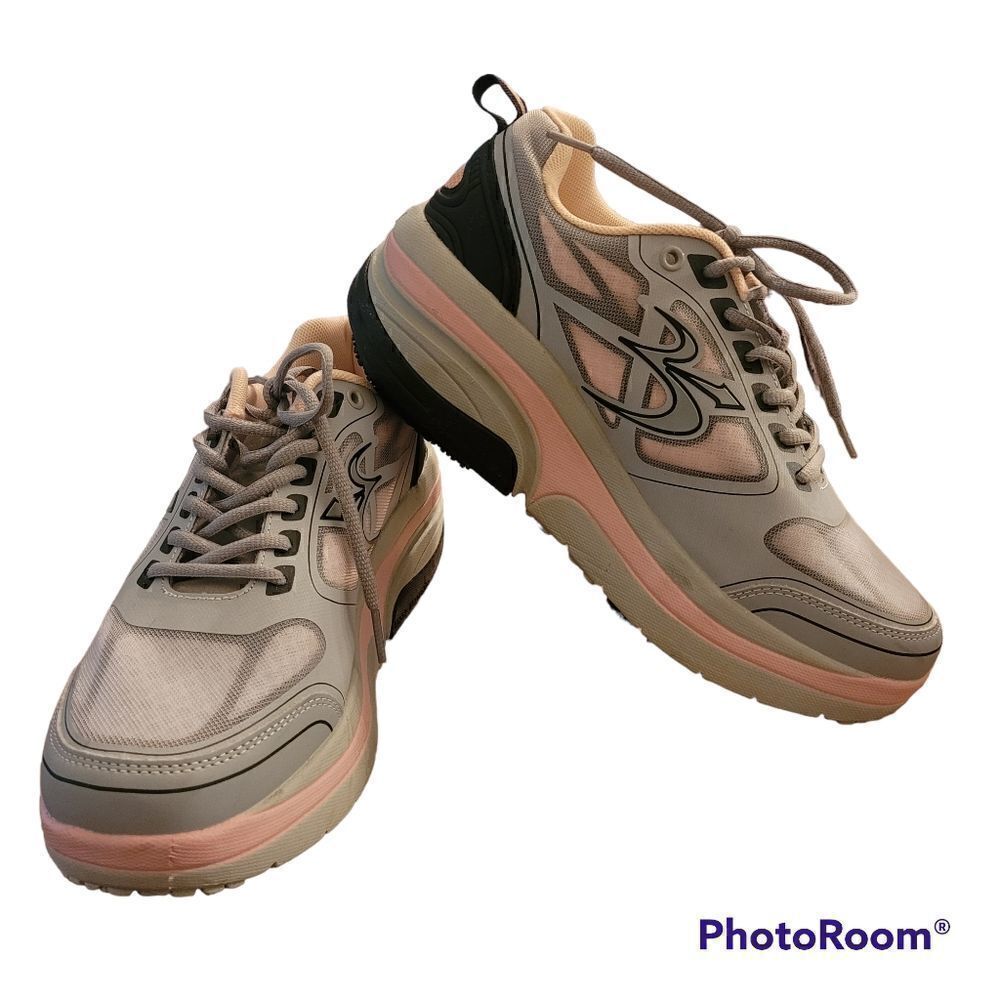 Gravity defyer comfort fit gray/pink orthotic shoes